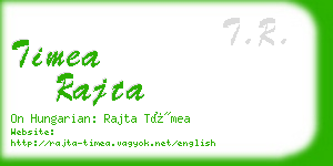 timea rajta business card